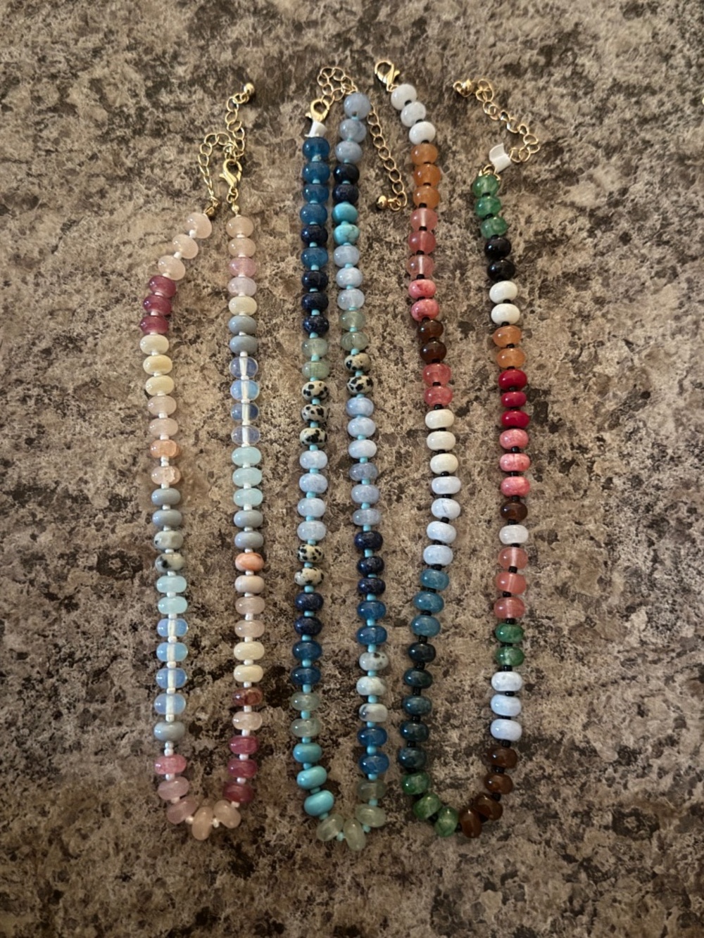 Bead necklaces
